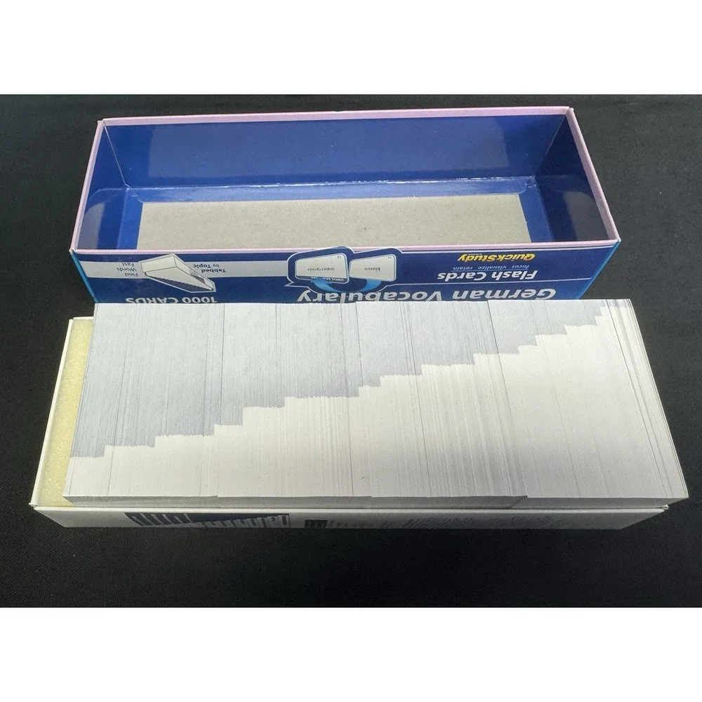 German Vocabulary Flash Cards 1000 Quick Study 4 Test By Topic